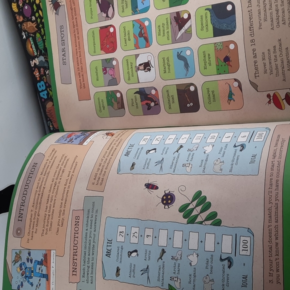 Kid Animal Search Photo Book Addition Colossal Creature Count Activity Books 2 - Picture 4 of 4